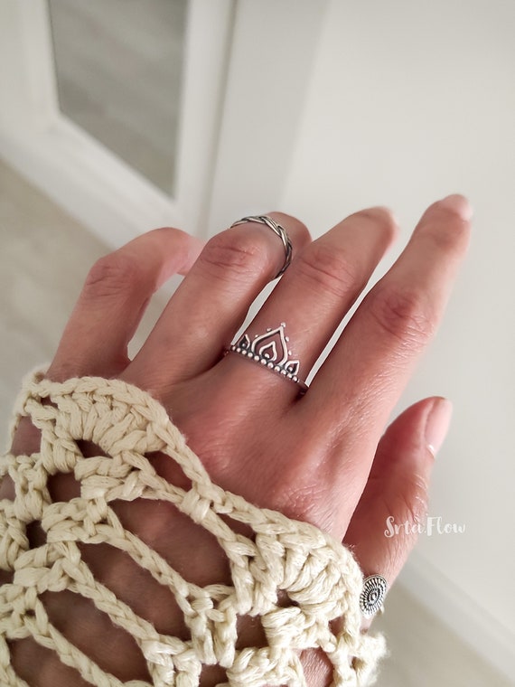 Silver Cathedral Palace Ring 925 Cordoba Filigree Ring Taj Mahal