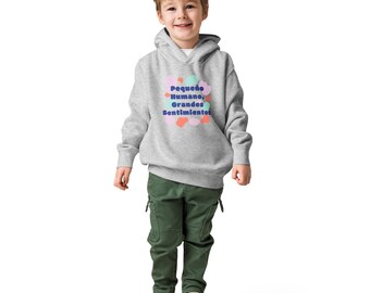 Spanish Graphic Toddler Fleece Pullover Hoodie