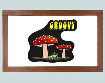 Groovy Toad Digital Download Printable Artwork