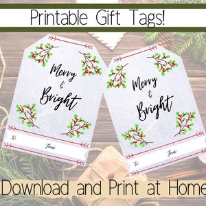 Christmas Tags Printable