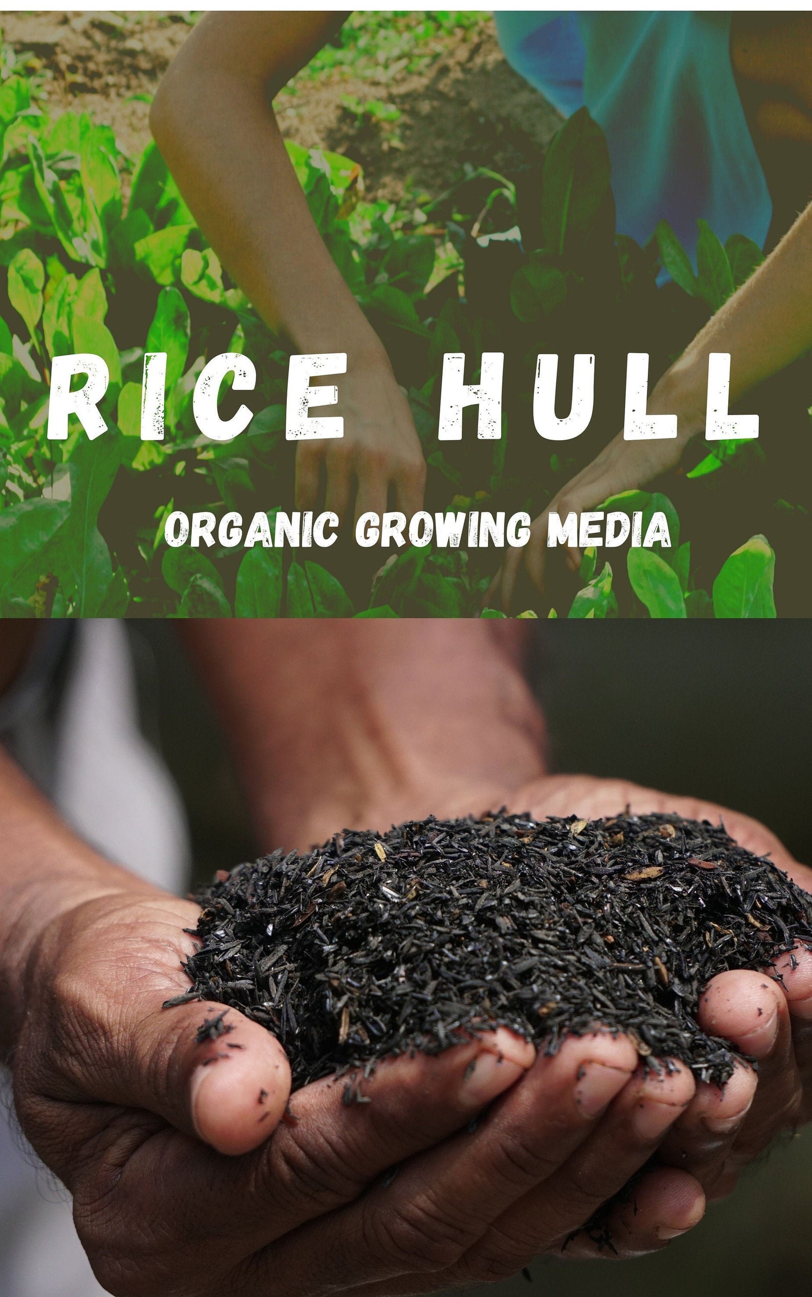 Organic fertilizer rice hull Compost Hydroponic Growing Media Etsy