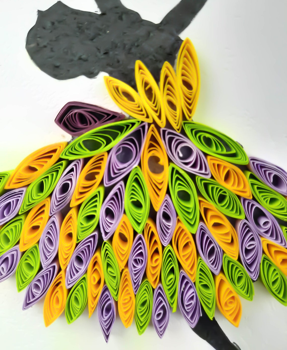 Ballet Dancing Girl Paper quilling Handmade Vivid Hands Etsy