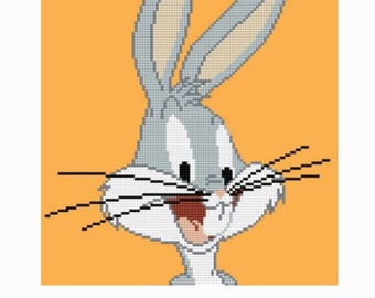 Bugs Bunny Diamond Painting Kit, Looney Tunes, DIAMOND DOTZ Kit, 5D Diamond Painting Kit, Diamond Painting, Diamond Art, Bugs Bunny, Cartoon