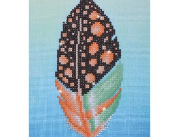 Feather Diamond Painting, DIAMOND DOTZ Kit, Feather, Diamond Painting Kit, Diamond Painting, Diamond Art, Feather Art