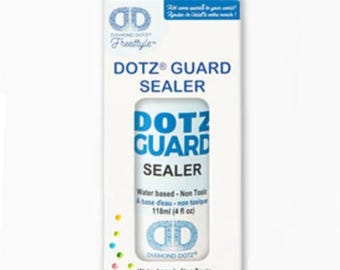 Dotz Guard Sealer, DIAMOND DOTZ Sealant, Diamond Painting Sealer, Clear Sealant, Dries Clear, Finish for 5D Diamond Painting Protector