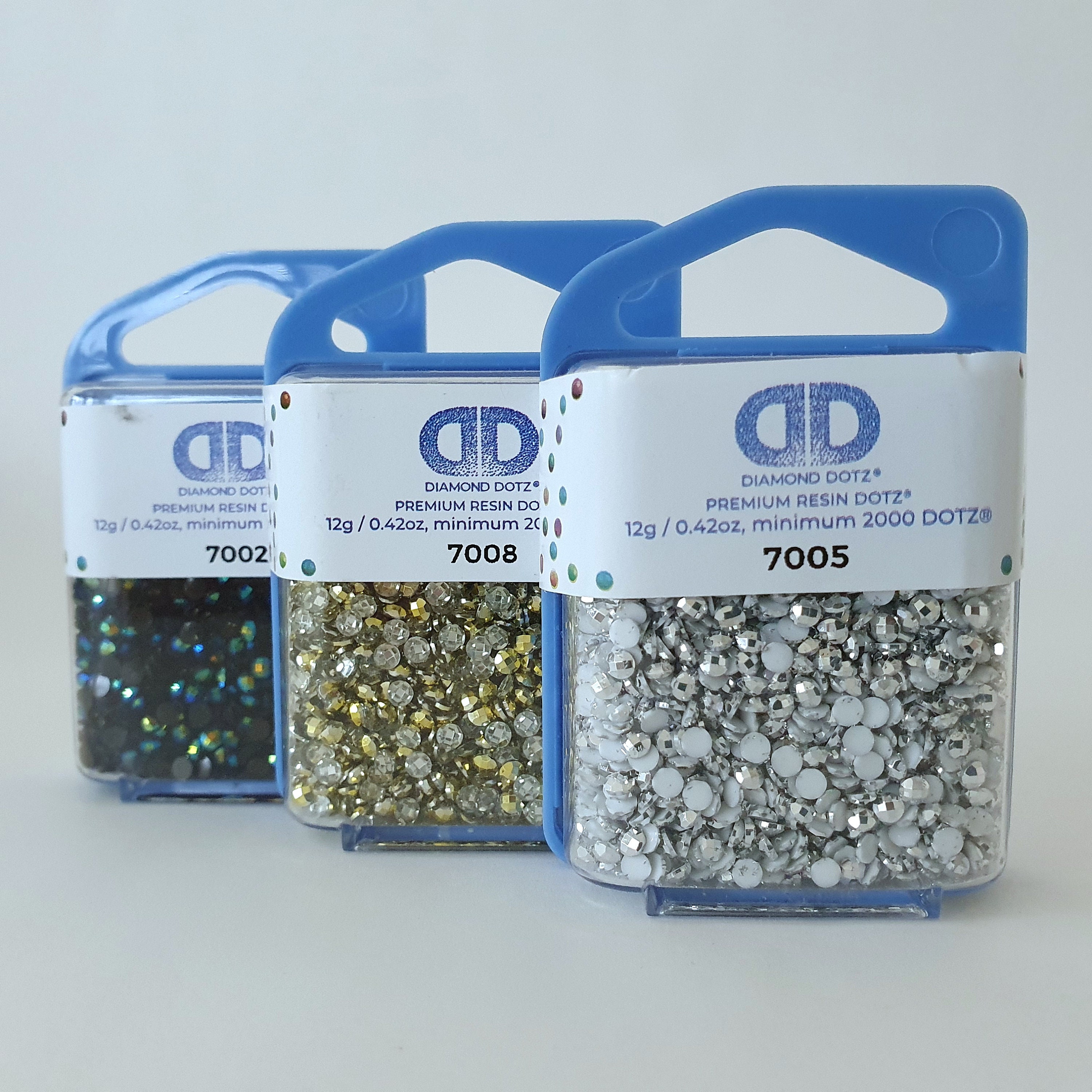 DIAMOND DOTZ Metallics, 2000pc Drills, Gold, Silver, Platinum