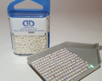 DIAMOND DOTZ 2000pc Drills, AB White Diamond Painting Dotz, Diamond Art