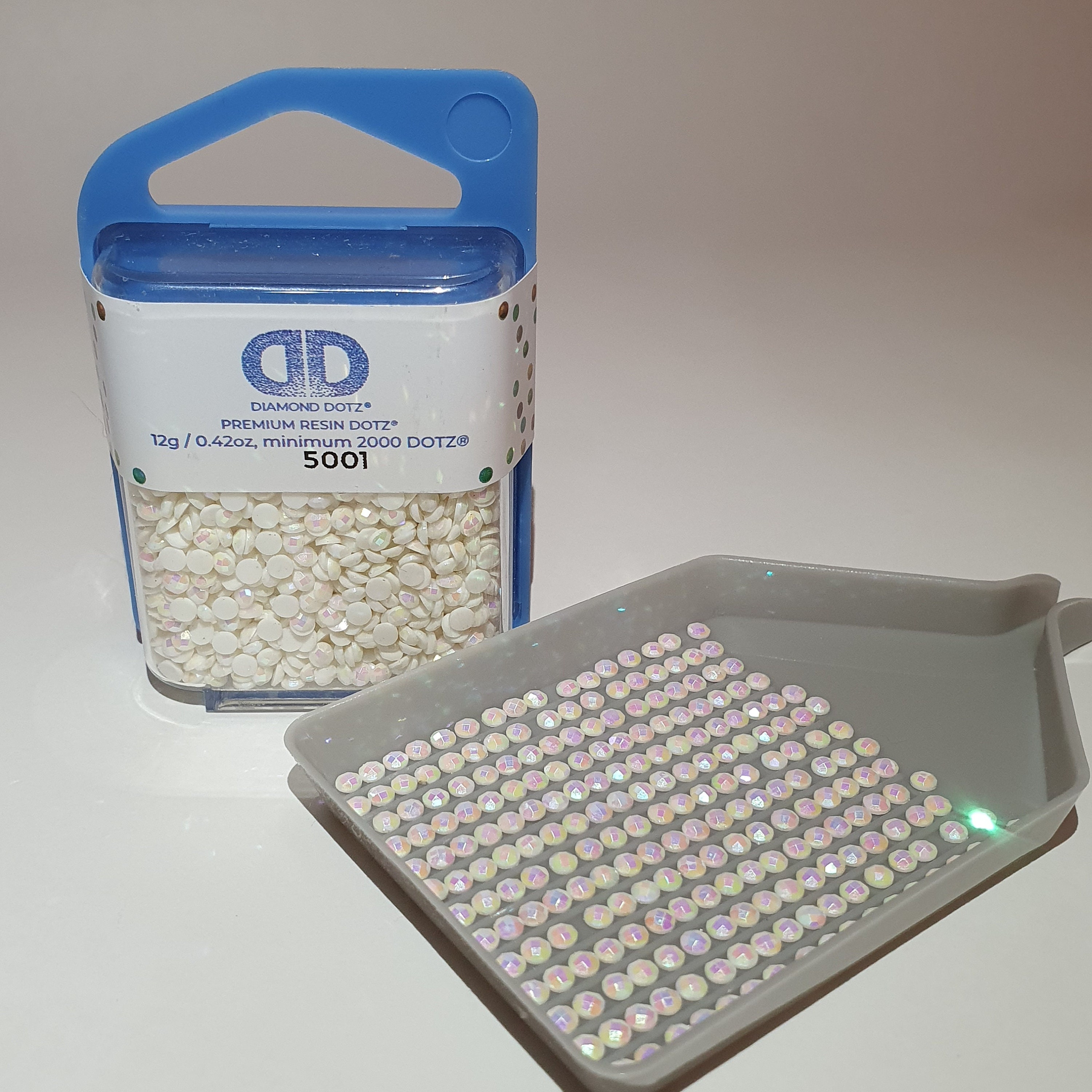 DIAMOND DOTZ 2000pc Drills, AB White Diamond Painting Dotz, Diamond Art 