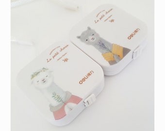 Cute Lama Alpaca Measuring Tape, Tape Measure Accessory Tool, Craft Tool, Retractable Tape, Sewing Measure Tape