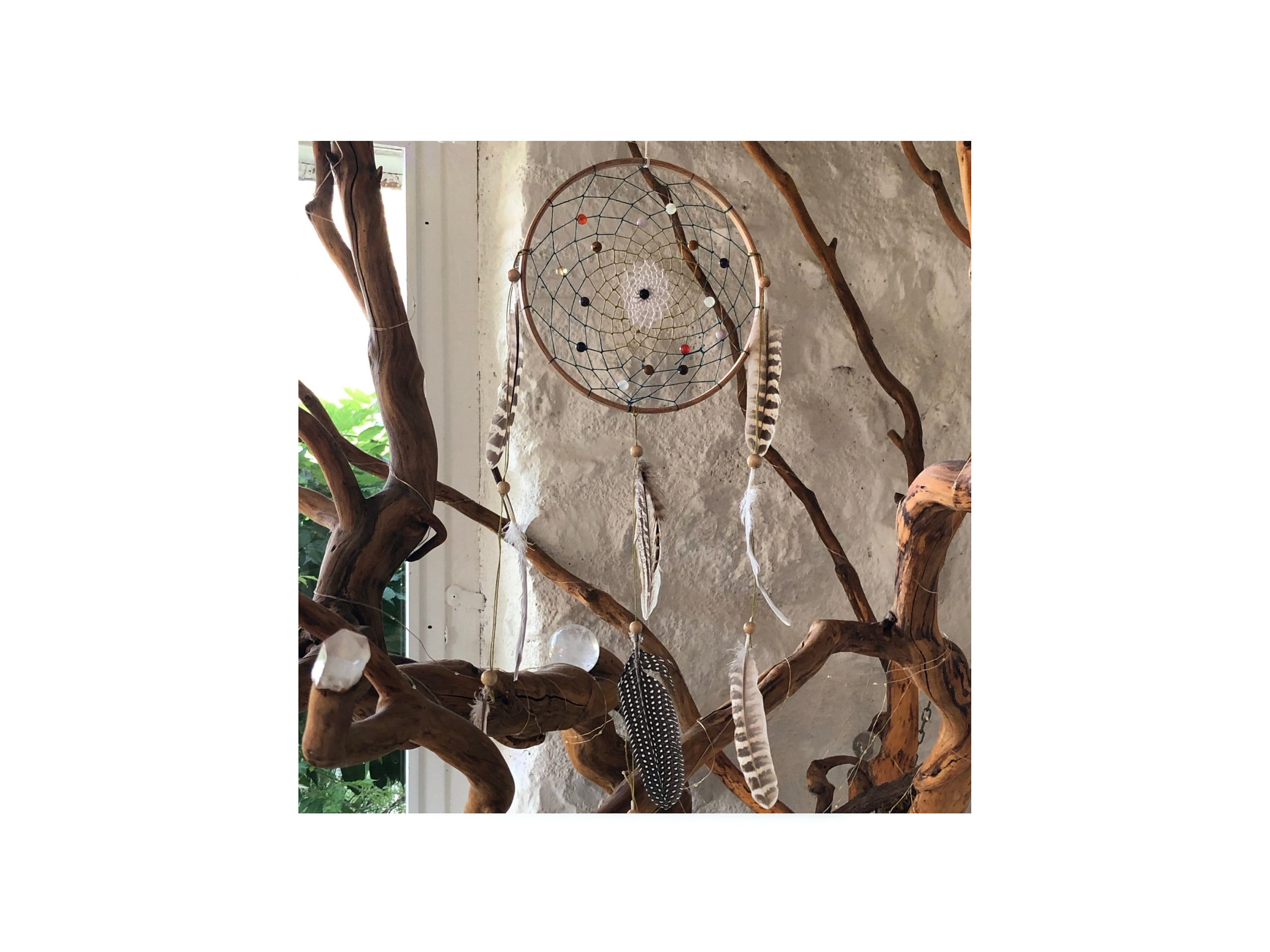 Attrape-Rêves Dreamcatcher Personnalisé avec Vos Chakras - Canalisé en Guidance Par La Médium Svetla