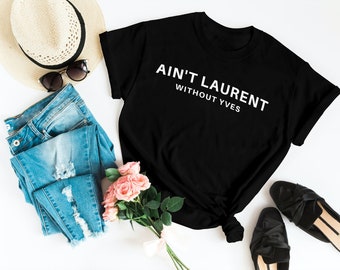 Yves saint laurent t shirt etsy Clearance