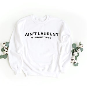 yves saint laurent green sweatshirt