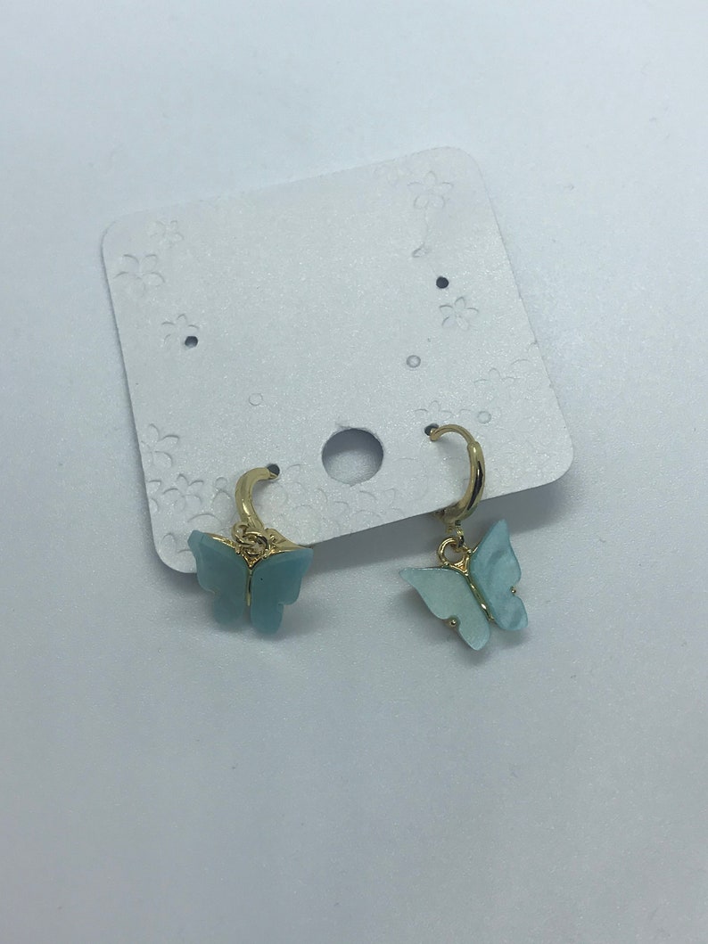 Butterfly clip on earrings