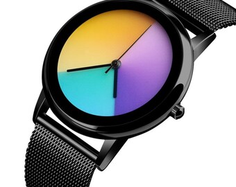 Tick Tock Camden Colour Changing Watch, Gift For Him, Gift For Her, Unique Watch, Unusual Watch, Unisex Watch