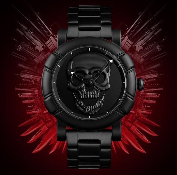 skull skeleton watch