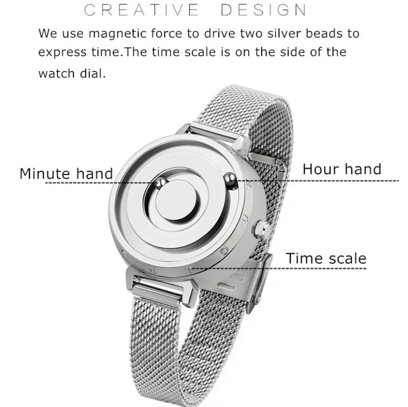 mechanical watch magnetized