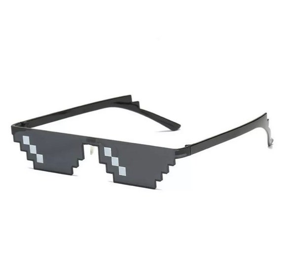 Thug Life Pixel Minecraft Occhiali da sole Anime Sunglasses | Etsy Italia