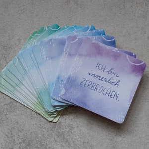 Affirmationskartenset für Trauernde