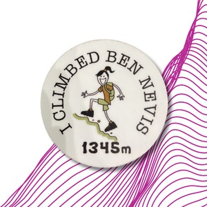 Ben Nevis Sticker I Climbed Ben Nevis 1345m With Girl