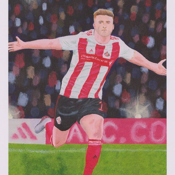 Sunderland AFC art print - Lynden Gooch *LIMITED EDITION*