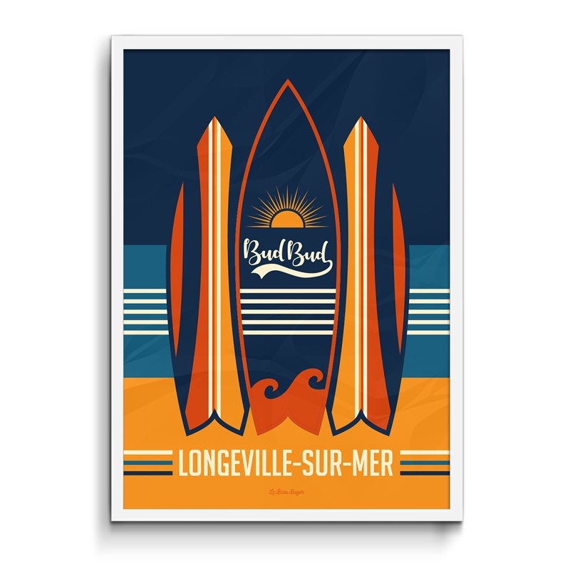 Affiche - Bud Longeville-Sur-Mer