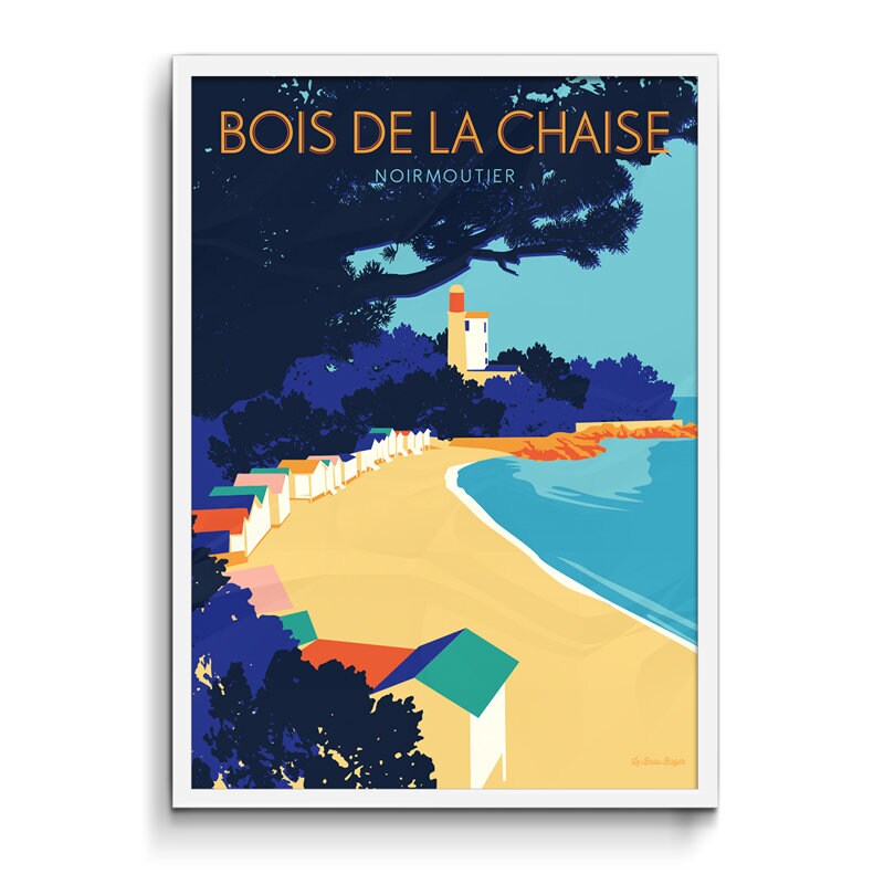 Affiche - Bois de La Chaise Noirmoutier