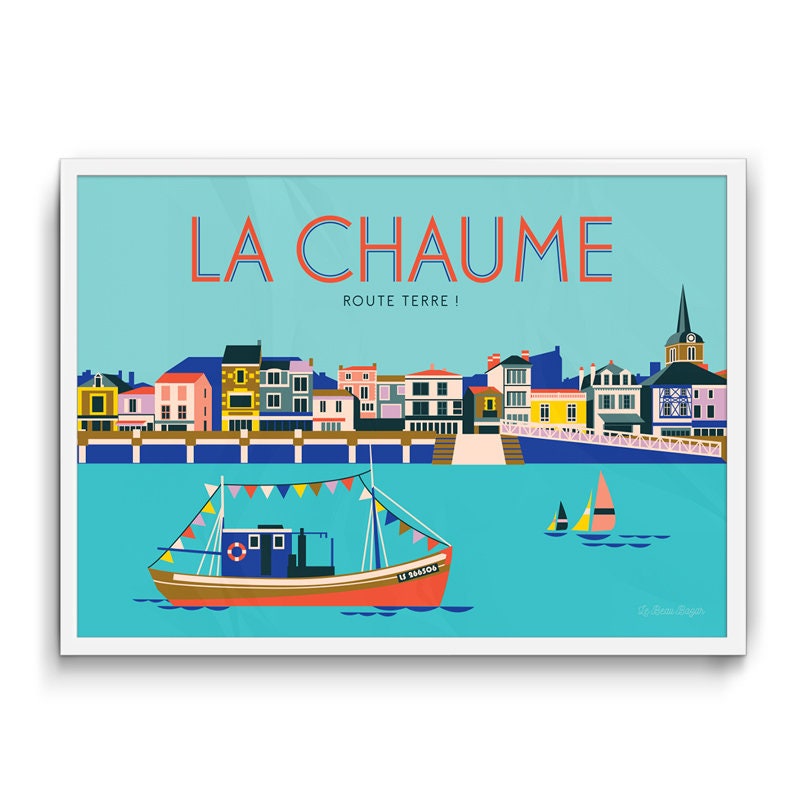 Affiche - Route Terre La Chaume
