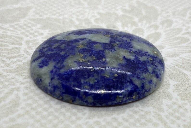 Cent Lapis Lazuli,Natural Lapis Lazuli,Lapis Cabochon,natural gemstone,loose gemstone,Gemstone Cabochon jewelrymaking,26X26X5 mm 34.45 Carat