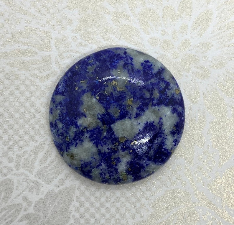 Cent Lapis Lazuli,Natural Lapis Lazuli,Lapis Cabochon,natural gemstone,loose gemstone,Gemstone Cabochon jewelrymaking,26X26X5 mm 34.45 Carat