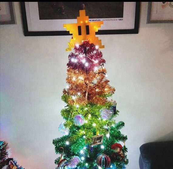 Super Mario Bros Star Wall shelf Christmas Tree Decor Etsy UK