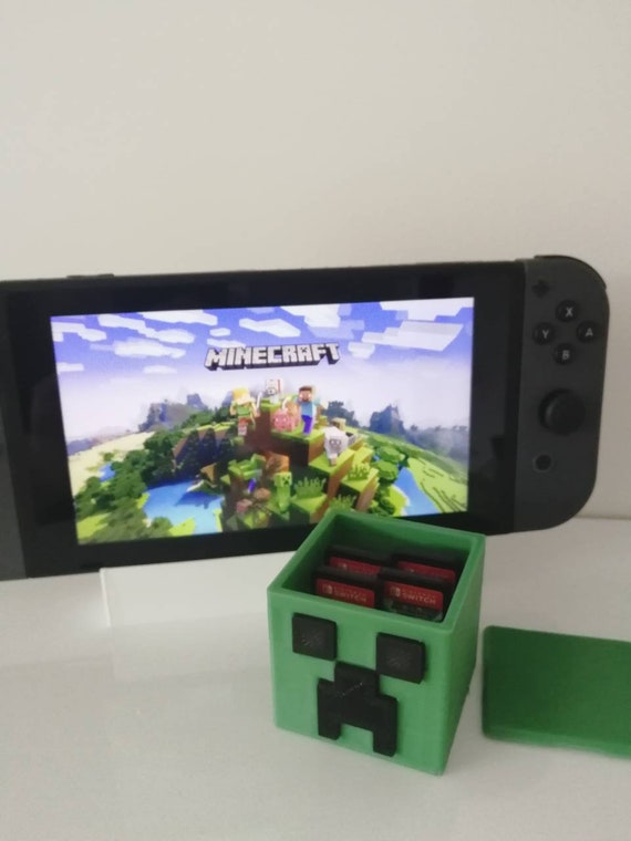 Porte-cartouches de jeu Nintendo Switch Creeper sur le thème de Minecraft -   France
