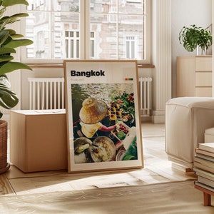 Bangkok Travel Poster - Travel Photography Art - Thailand City Print - Colour or B&W Art Print - Bangkok Photo Poster - Bangkok Gift