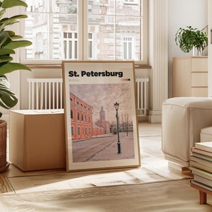 St Petersburg Travel Print - Colour/B&W Travel Photography Wall Art - St Petersburg Russia Travel Poster - St Petersburg Photo Poster