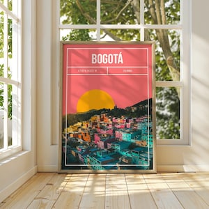 Bogotá Art Print - Bogota Travel Poster - Photography Illustration City Print - Bogota Photo Poster - Colombia Travel Print - Bogotá Gift