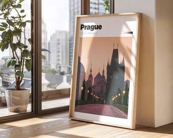 Kunstdruk Karelsbrug Praag – Reisfotografie Tsjechië - Reiscadeau