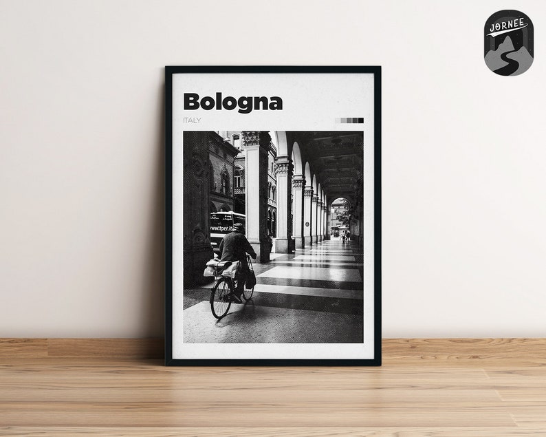 Bologna Poster Design - Travel Photography Art - Italy Wall Art Bologna Poster Design - Travel Photography Art - Italy Wall Art