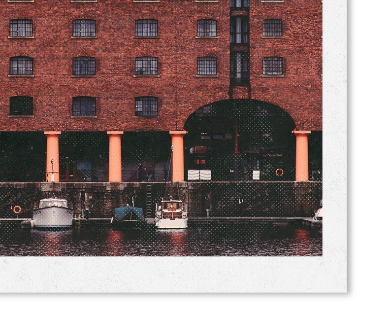 Home D\u00e9cor Liverpool Albert Dock Poster Design City Print Customisable Trip Memory Art Nautical Travel Photography Wall Art