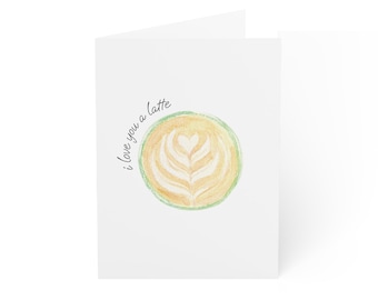 Hand Painted Greeting Card, Blank Interior Note Card, Watercolor Stationary