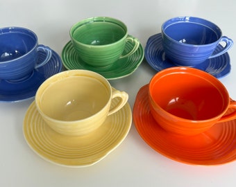 Vintage Edwin M Knowles Yorktown Cup and Saucer UPick Color