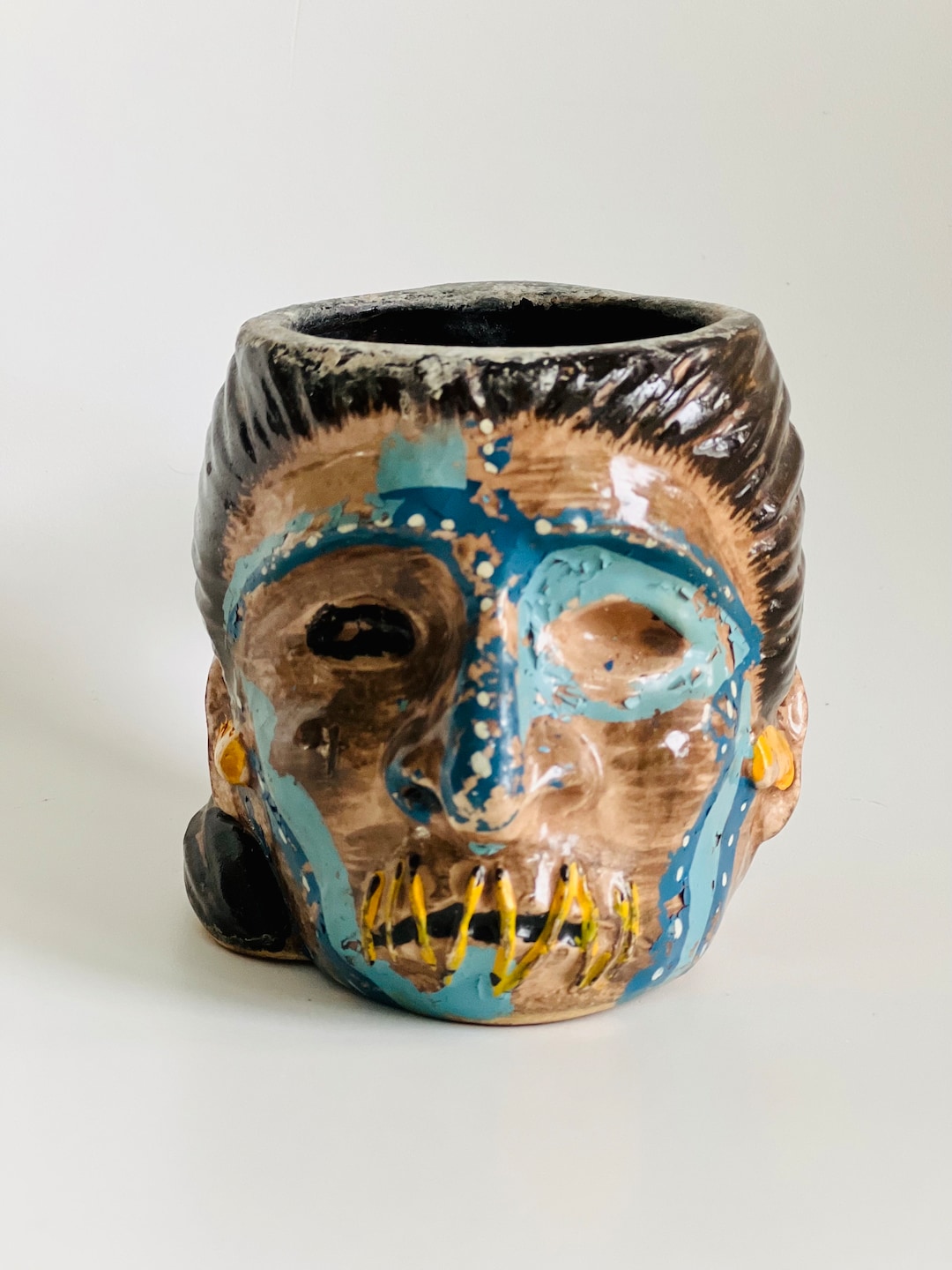 Vintage Original Mai Kai Shrunken Head Tiki Mug - Etsy