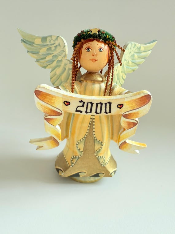 Kathe Wohlfahrt Kindertraum Annual Angel Ornament Figurines 2000