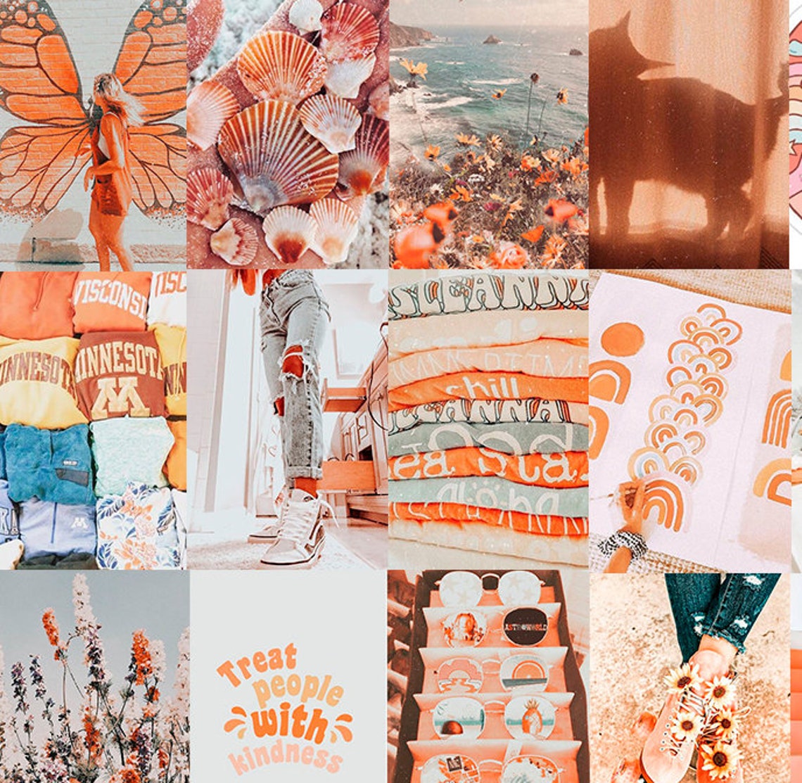 VSCO wall collage kit Trendy collage kit 80 pcs Digital | Etsy