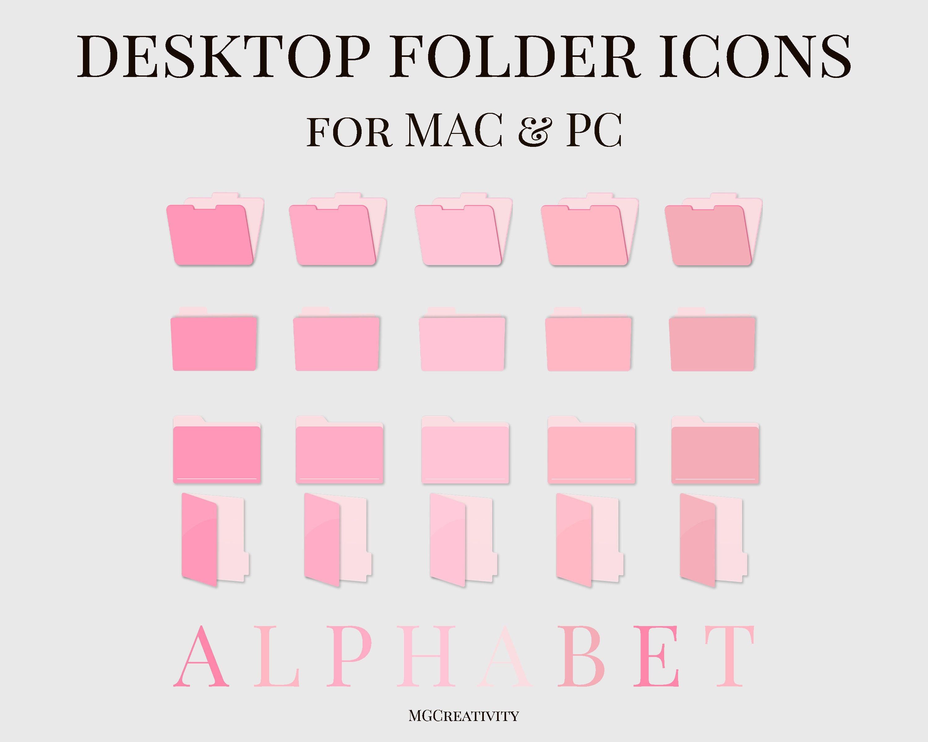 Pink Folder Icon Windows 11