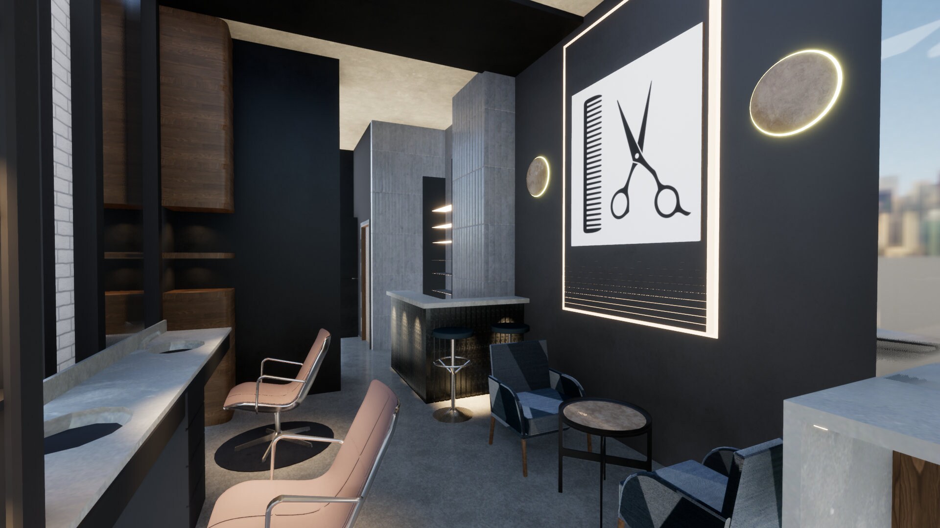 Coiffeur Design,beauty Salon, Saloon Design, the Hair Boutique,barber ...