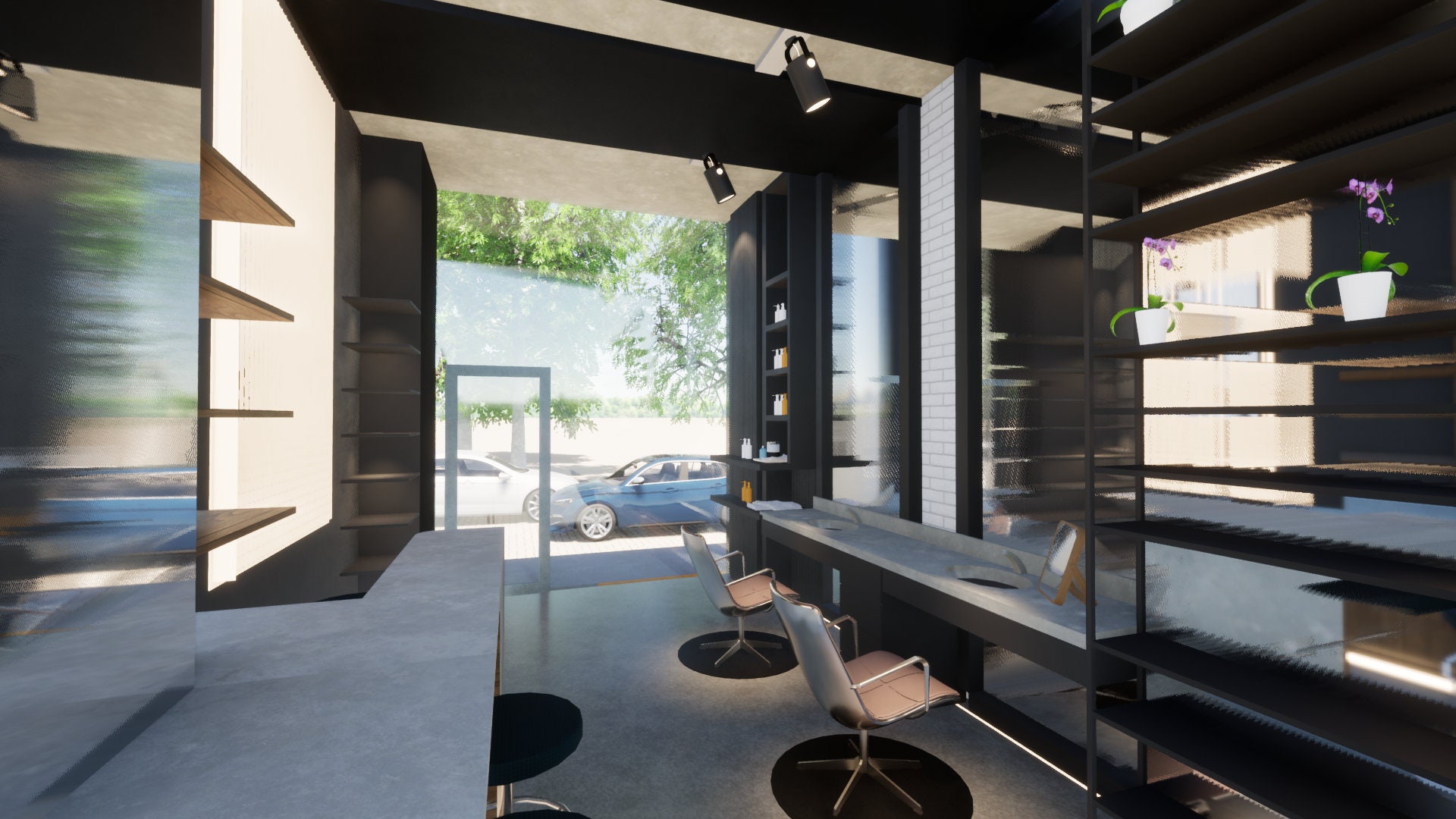 Coiffeur Design,beauty Salon, Saloon Design, the Hair Boutique,barber ...