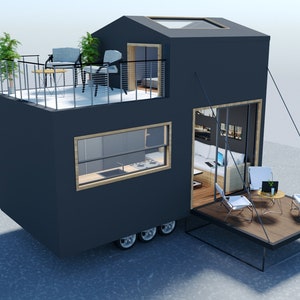 Caravan design,van, 3D design, Caravan plan, Realistic 3d exterior Rendering, Architecture visualization, custom caravan design,tiny house