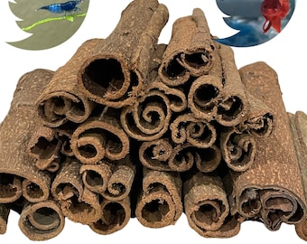 10 piezas de corteza de almendra india: acondicionador natural del agua del acuario y piel de pez