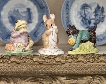 Vintage Beatrix Potter Figurines - Royal Albert England - Etsy