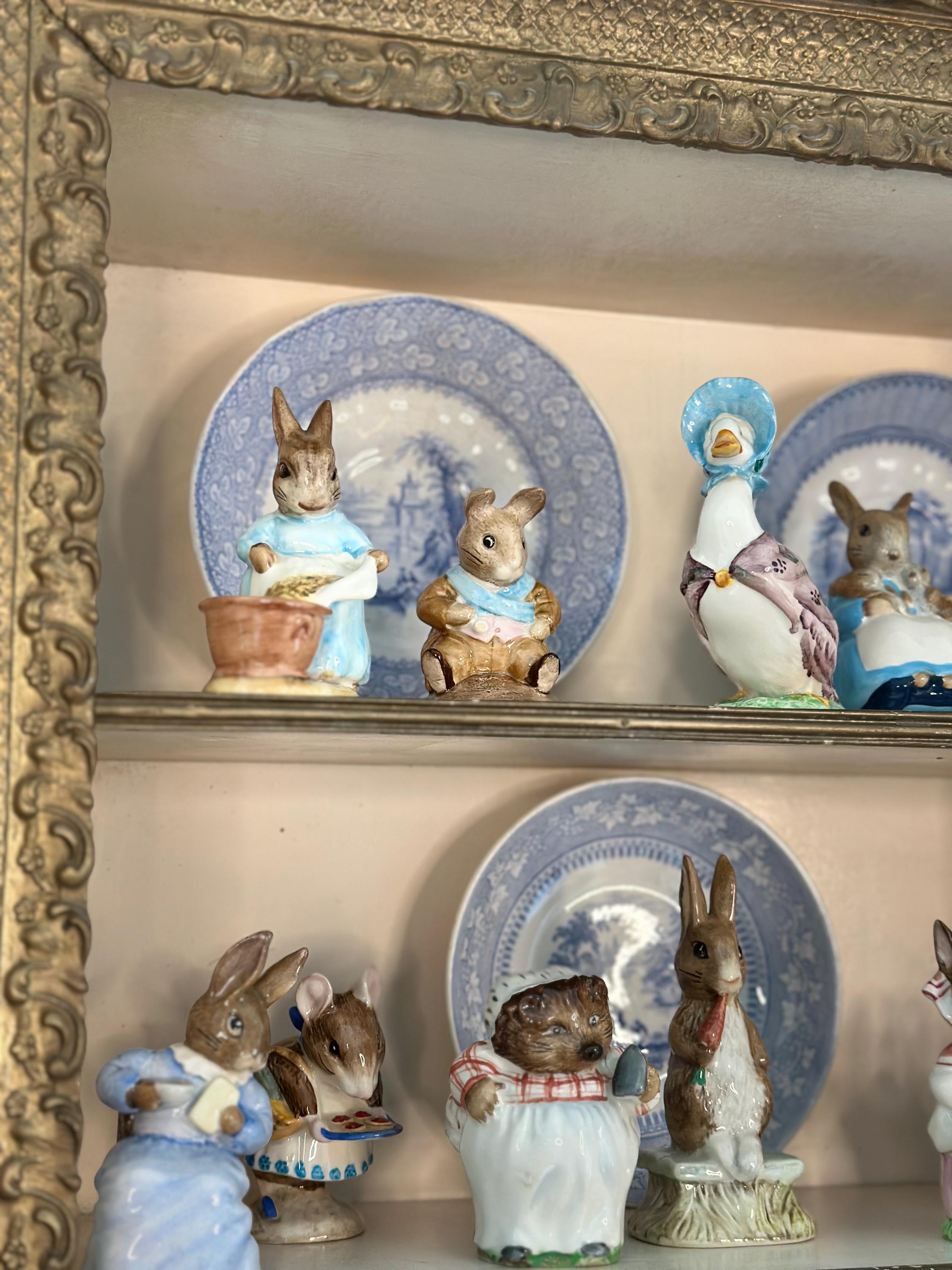 Vintage Beatrix Potter Figurines - Beswick England - Etsy
