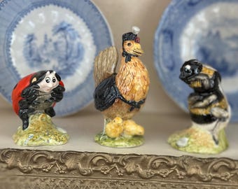 Vintage Beatrix Potter Figurines - Royal Albert England - Etsy